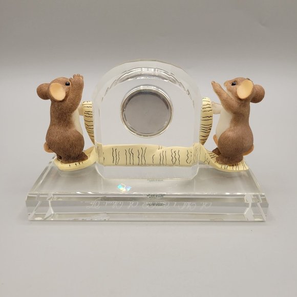 Charming Tails Clock Figurine So Much To Do So Little Time 97/140 Member Excl - Picture 3 of 9
